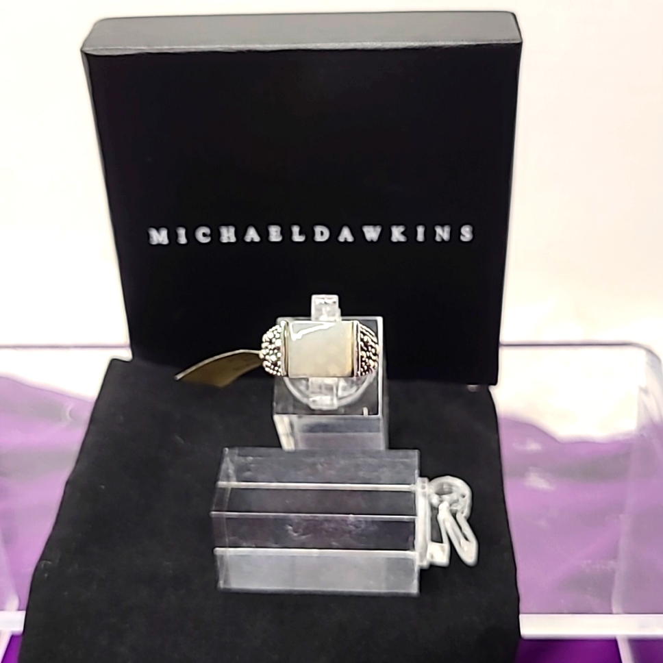 Michael Dawkins Mother Of Pearl Ring 115$